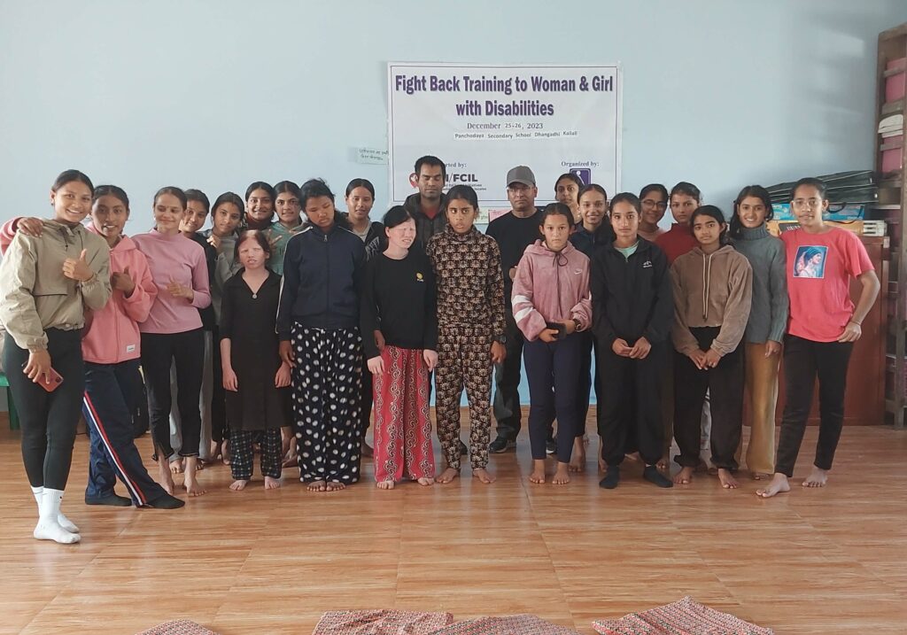 Fightback Training To Childclubs And Visually Impaired Students At Dhangadhi