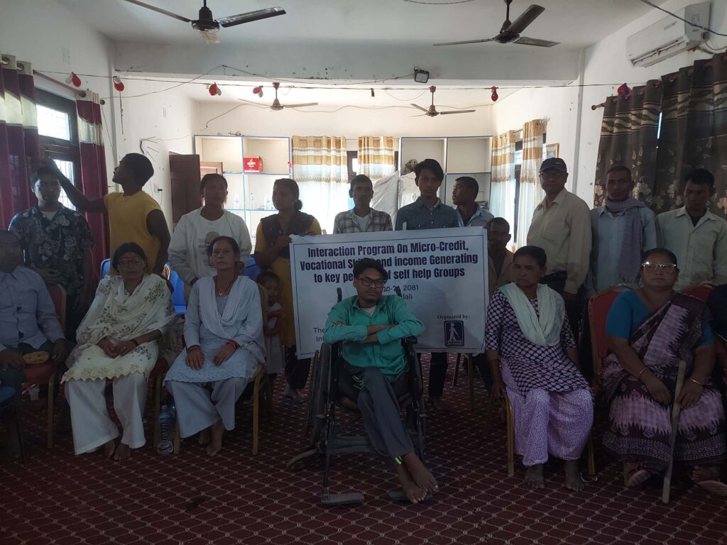Participates of key members of 6 self help groups on interaction program